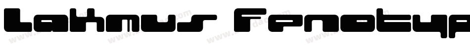 Lakmus Fenotype字体转换